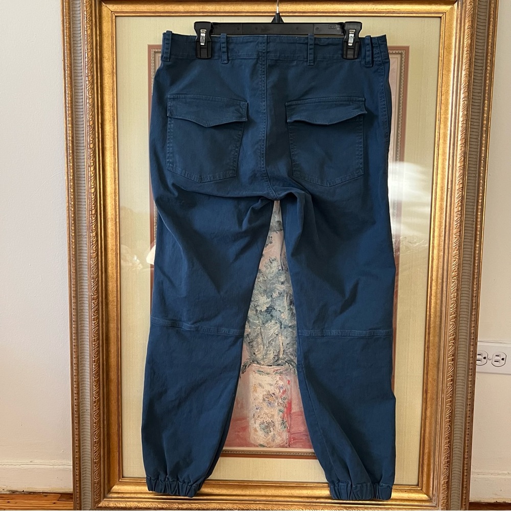 NWT nili lotan cropped military pant teal blue size 8 - Picture 5 of 8
